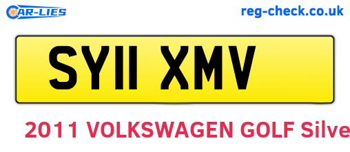SY11XMV are the vehicle registration plates.