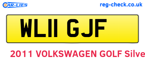 WL11GJF are the vehicle registration plates.