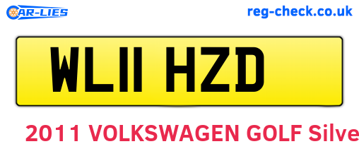 WL11HZD are the vehicle registration plates.