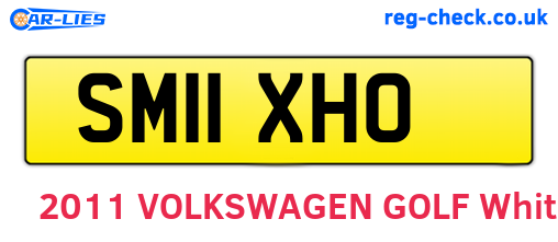 SM11XHO are the vehicle registration plates.
