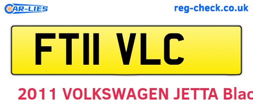 FT11VLC are the vehicle registration plates.