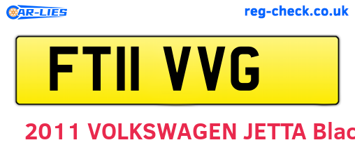 FT11VVG are the vehicle registration plates.