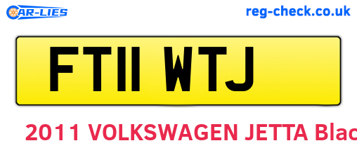 FT11WTJ are the vehicle registration plates.