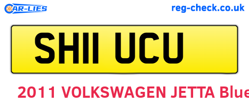 SH11UCU are the vehicle registration plates.