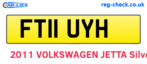 FT11UYH are the vehicle registration plates.