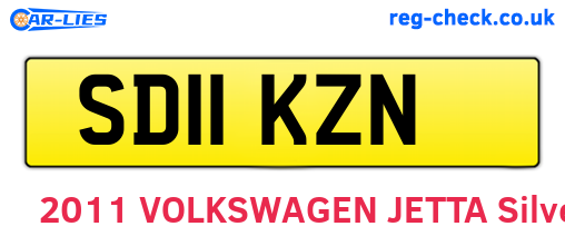 SD11KZN are the vehicle registration plates.