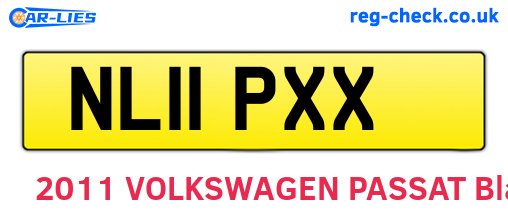 NL11PXX are the vehicle registration plates.