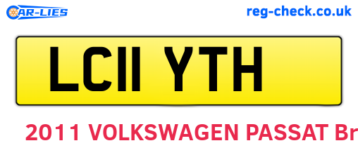 LC11YTH are the vehicle registration plates.