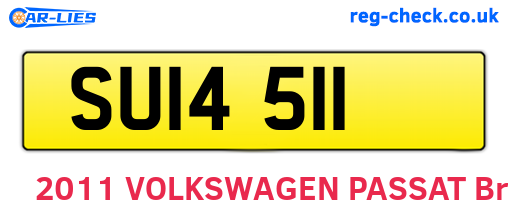 SUI4511 are the vehicle registration plates.