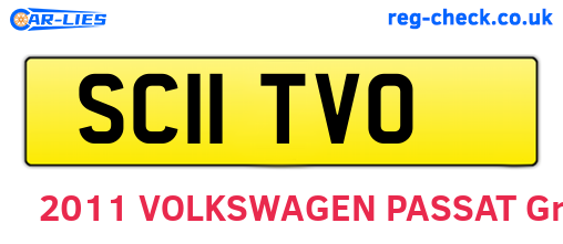 SC11TVO are the vehicle registration plates.