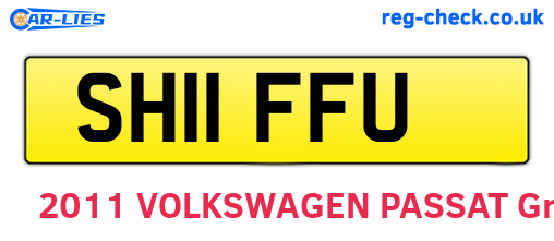 SH11FFU are the vehicle registration plates.