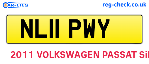 NL11PWY are the vehicle registration plates.