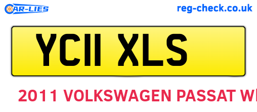 YC11XLS are the vehicle registration plates.