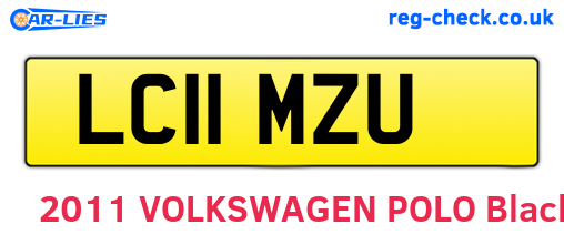 LC11MZU are the vehicle registration plates.