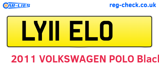 LY11ELO are the vehicle registration plates.