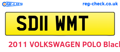 SD11WMT are the vehicle registration plates.