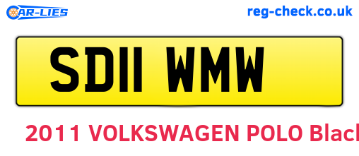 SD11WMW are the vehicle registration plates.