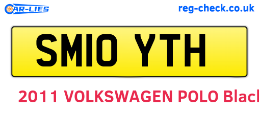 SM10YTH are the vehicle registration plates.