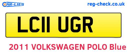 LC11UGR are the vehicle registration plates.