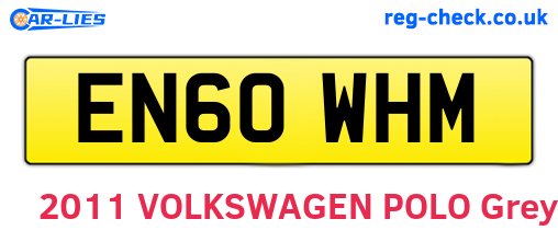 EN60WHM are the vehicle registration plates.