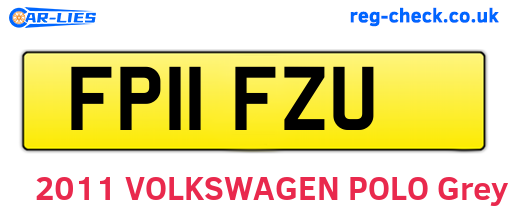FP11FZU are the vehicle registration plates.