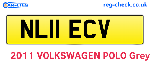 NL11ECV are the vehicle registration plates.
