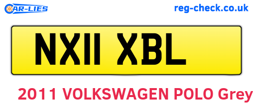 NX11XBL are the vehicle registration plates.