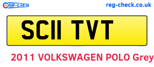 SC11TVT are the vehicle registration plates.