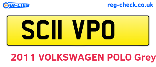 SC11VPO are the vehicle registration plates.