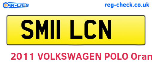 SM11LCN are the vehicle registration plates.