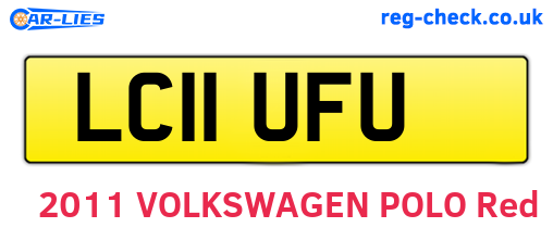 LC11UFU are the vehicle registration plates.