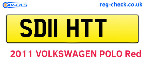 SD11HTT are the vehicle registration plates.