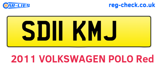 SD11KMJ are the vehicle registration plates.