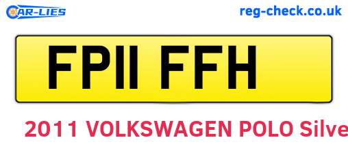 FP11FFH are the vehicle registration plates.