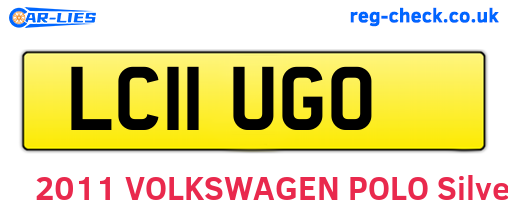 LC11UGO are the vehicle registration plates.