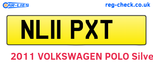 NL11PXT are the vehicle registration plates.