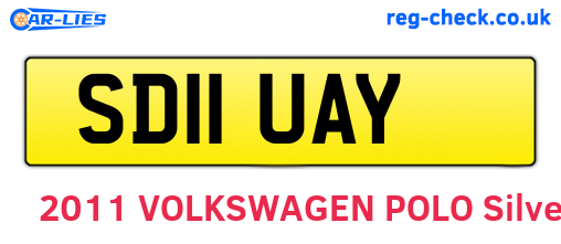 SD11UAY are the vehicle registration plates.