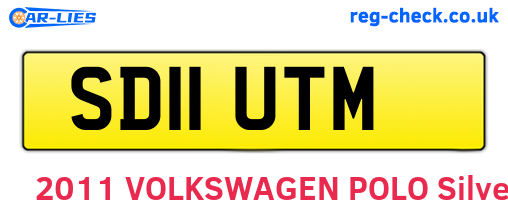 SD11UTM are the vehicle registration plates.