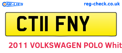 CT11FNY are the vehicle registration plates.