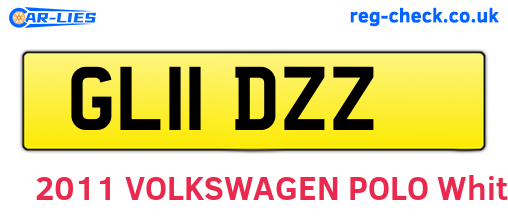 GL11DZZ are the vehicle registration plates.