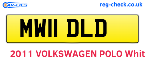 MW11DLD are the vehicle registration plates.