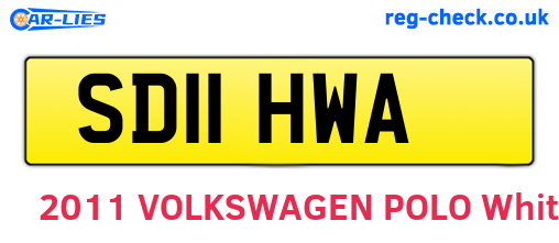 SD11HWA are the vehicle registration plates.