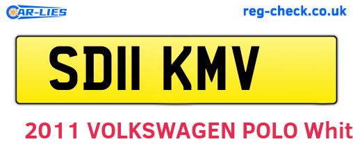 SD11KMV are the vehicle registration plates.