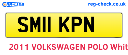 SM11KPN are the vehicle registration plates.