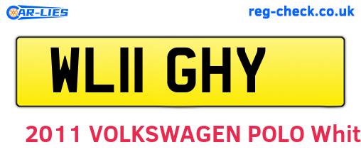 WL11GHY are the vehicle registration plates.
