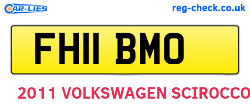FH11BMO are the vehicle registration plates.