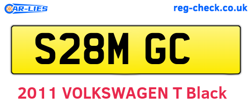S28MGC are the vehicle registration plates.