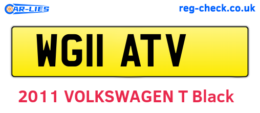 WG11ATV are the vehicle registration plates.