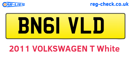 BN61VLD are the vehicle registration plates.