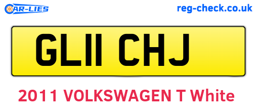 GL11CHJ are the vehicle registration plates.